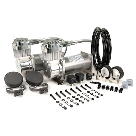 Viair Dual Pewter 380C Value Pack, 200 psi, 380C 38002